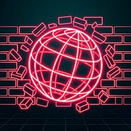 Neon Shatter 3D: Brick Breaker icon on Google Play