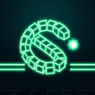 Neon Snake 3D: Offline Snake icon on Google Play