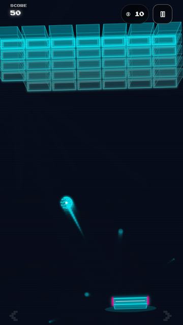 Neon Shatter 3D screenshot from its Google Play listing