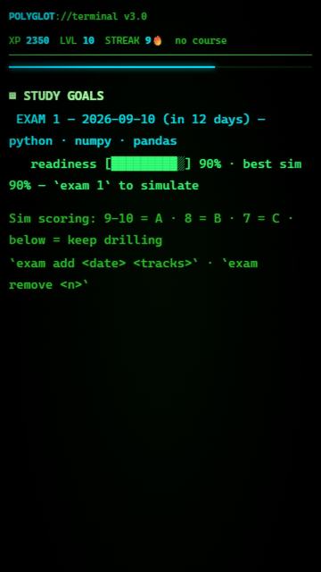 POLYGLOT screenshot from its Google Play listing